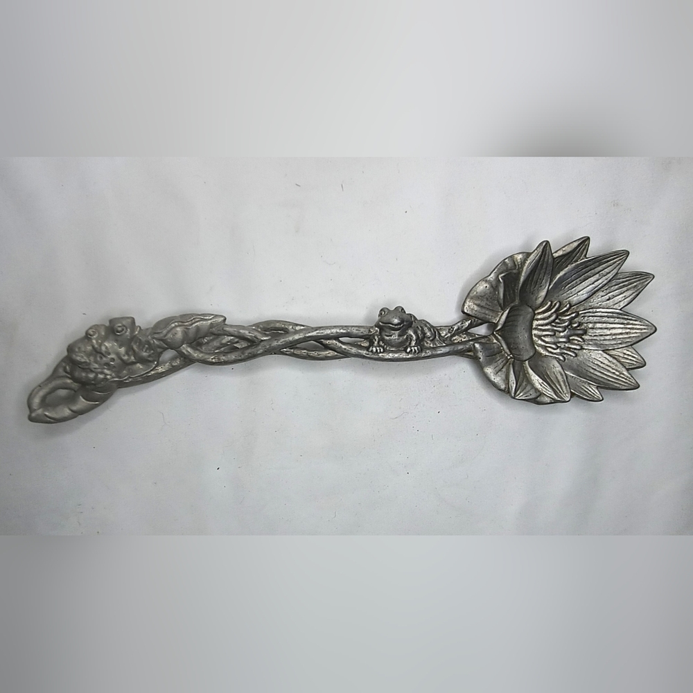 Vintage Arthur Court Aluminum Frog Salad Serving Spark 1994